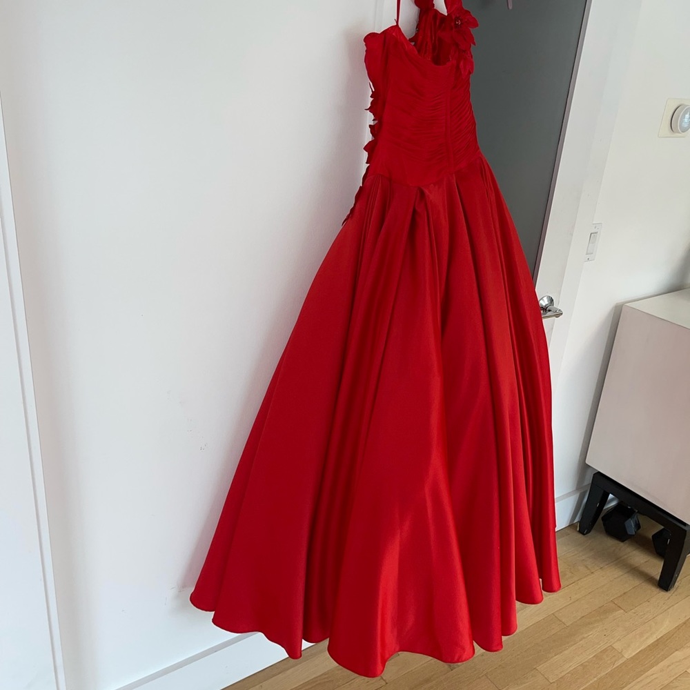 Red Corset Ballgown - Picture 17 of 17